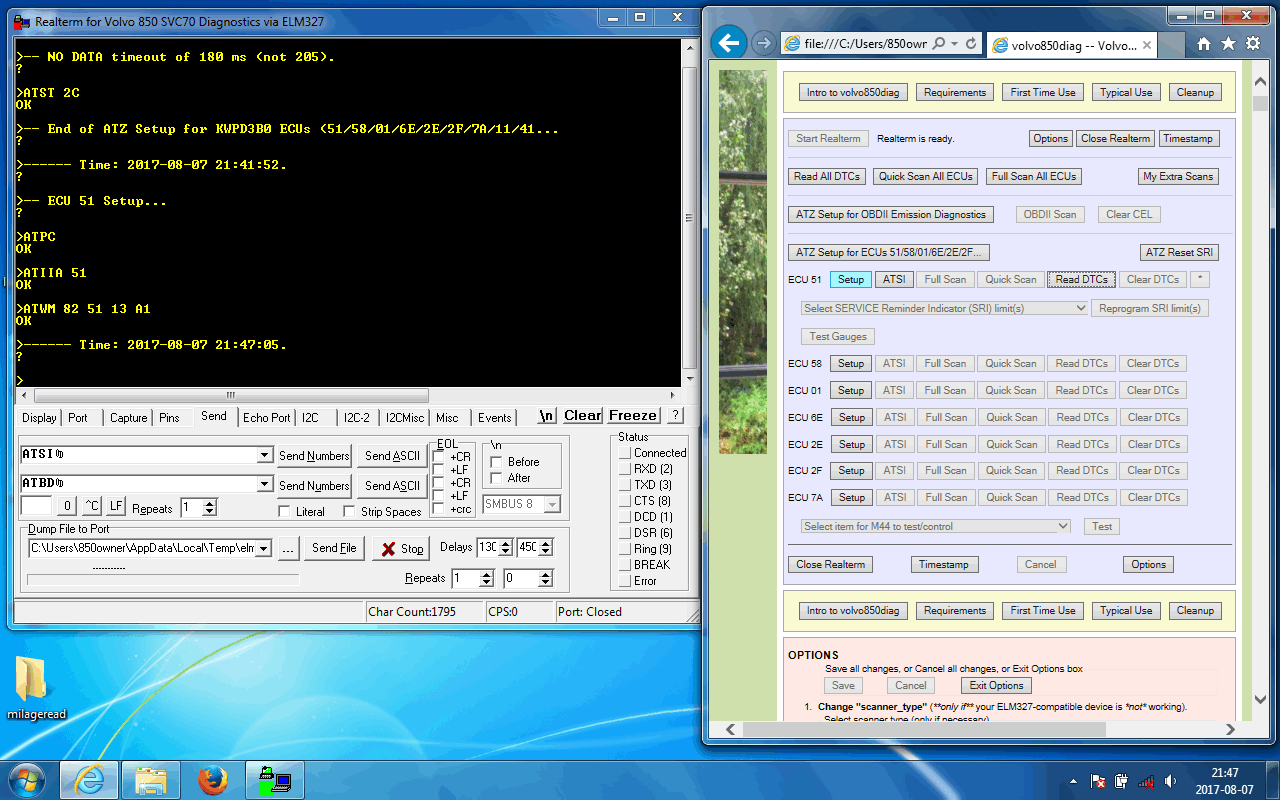volvo850diag_v0_8_snapshot_10_after_clicked_ECU_51_Setup_then_waited_for_3_seconds.png